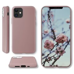 Силиконовый чехол Moozy Minimalist для iPhone 12, iPhone 12 Pro, тонкий и матовый чехол из силикона TPU, роза бежевого цвета цена и информация | Чехлы для телефонов | 220.lv