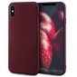 Moozy Minimalist plāns, matēts silikona vāciņš saderīgs ar iPhone X un iPhone XS telefona modeli, Vīna sarkans цена и информация | Telefonu vāciņi, maciņi | 220.lv