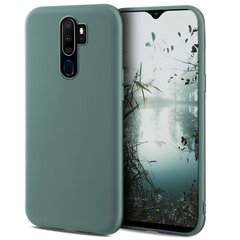 Силиконовый чехол Moozy Minimalist для Oppo A9 2020, тонкий и матовый чехол из силикона TPU, серо-голубой цена и информация | Чехлы для телефонов | 220.lv