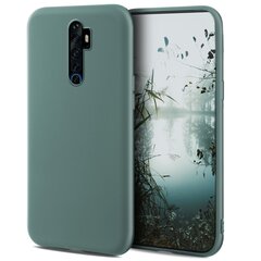 Силиконовый чехол Moozy Minimalist для Oppo Reno2 Z, тонкий и матовый чехол из силикона TPU, серо-голубой цена и информация | Чехлы для телефонов | 220.lv