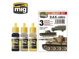 AMMO MIG - AFRICA KORPS SET. AMIG7102 цена и информация | Принадлежности для рисования, лепки | 220.lv