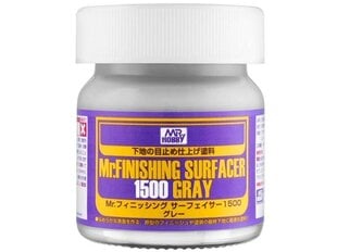 Mr.Hobby - Mr.Finishing Surfacer 1500 Gray gruntskrāsas, 40 ml, SF-289 cena un informācija | Modelēšanas un zīmēšanas piederumi | 220.lv