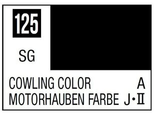 Краска Mr.Hobby - Mr.Color C-125 черная, 10 мл цена и информация | Принадлежности для рисования, лепки | 220.lv