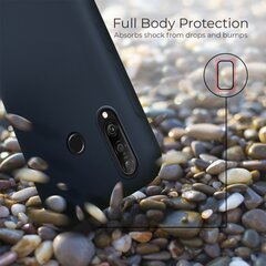 Moozy Lifestyle telefona vāciņš saderīgs ar Huawei P30 Lite – augstvērtīga silikona apvalks ar matētu virsmu un mīkstu mikrošķiedras oderi, Pusnakts zils cena un informācija | Telefonu vāciņi, maciņi | 220.lv