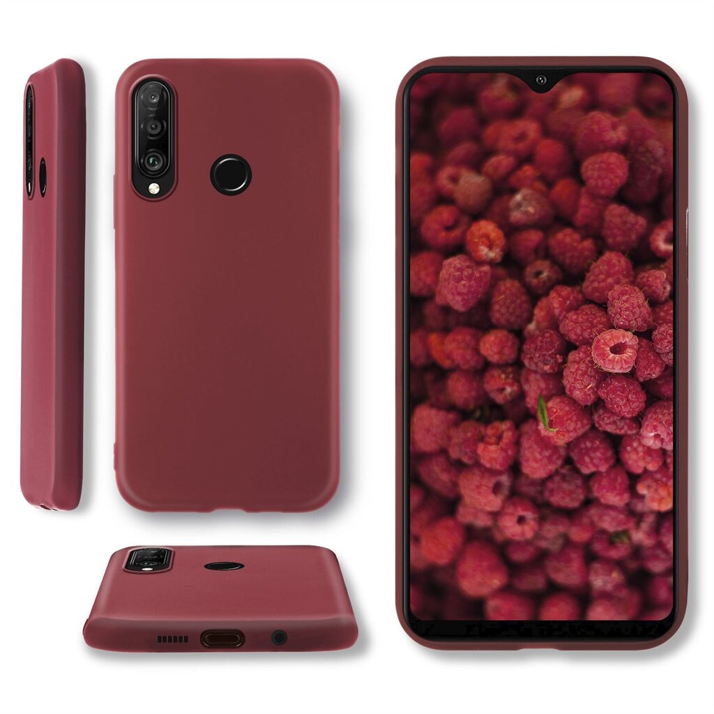 Moozy Lifestyle telefona vāciņš saderīgs ar Huawei P30 Lite – augstvērtīga silikona apvalks ar matētu virsmu un mīkstu mikrošķiedras oderi, Vintage rozā цена и информация | Telefonu vāciņi, maciņi | 220.lv
