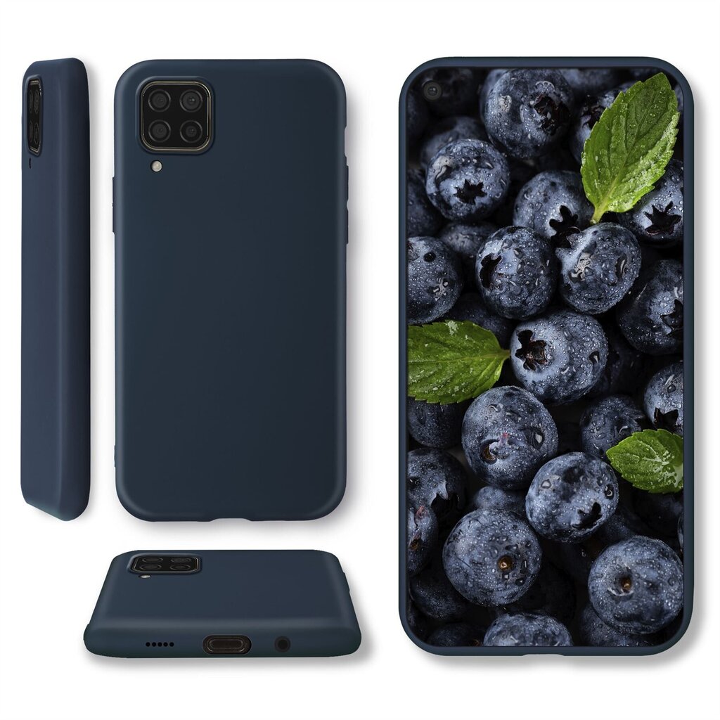 Moozy Lifestyle telefona vāciņš saderīgs ar Huawei P40 Lite – augstvērtīga silikona apvalks ar matētu virsmu un mīkstu mikrošķiedras oderi, Pusnakts zils cena un informācija | Telefonu vāciņi, maciņi | 220.lv