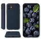 Moozy Lifestyle telefona vāciņš saderīgs ar iPhone 12 mini – augstvērtīga silikona apvalks ar matētu virsmu un mīkstu mikrošķiedras oderi, Pusnakts zils cena un informācija | Telefonu vāciņi, maciņi | 220.lv