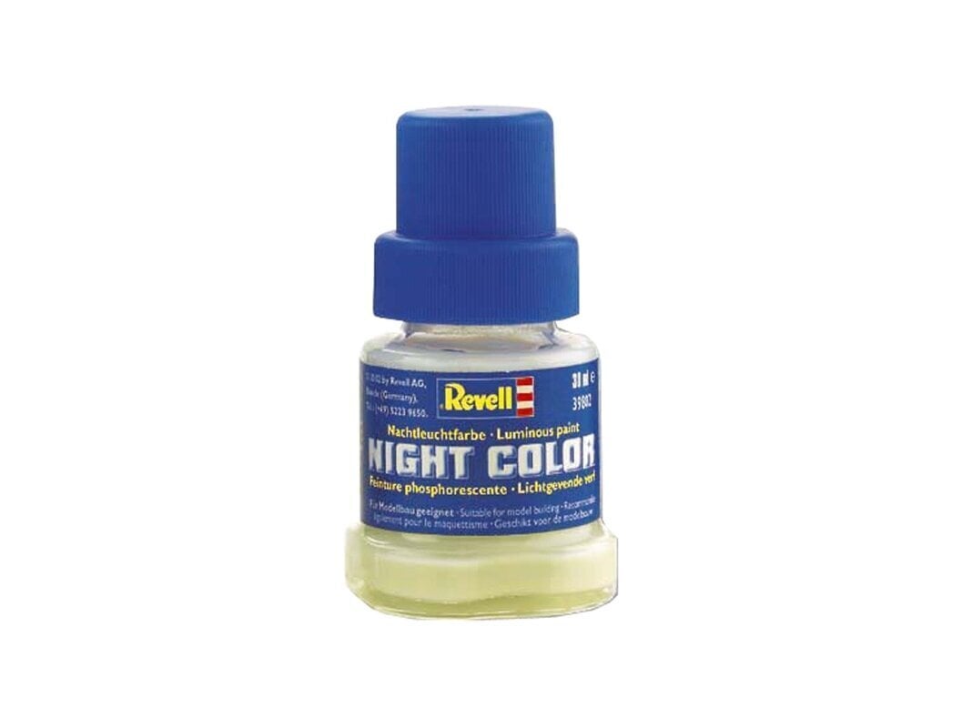 Revell - Night Color Luminiscējoša krāsa 30g, 39802 cena un informācija | Modelēšanas un zīmēšanas piederumi | 220.lv