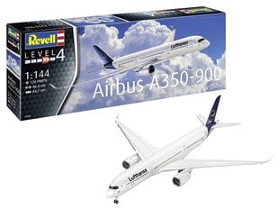 Сборная пластиковая модель Revell - Airbus A350-900 Lufthansa New Livery, 1/144, 03881 цена и информация | Конструкторы и кубики | 220.lv