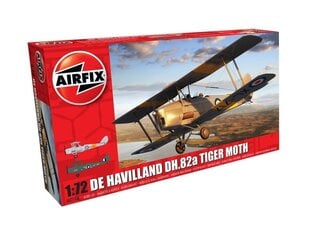 Airfix - deHavilland Tiger Moth, 1/72, 02106 cena un informācija | Konstruktori | 220.lv