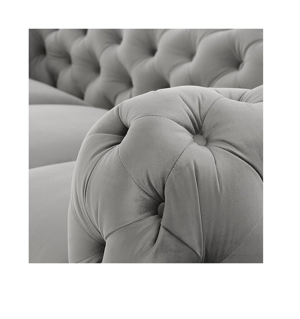 Trīsvietīgs dīvāns Ropez Chelsea, smilškrāsas cena un informācija | Dīvāni | 220.lv
