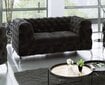 Divvietīgs dīvāns Ropez Chelsea, melns cena un informācija | Dīvāni | 220.lv