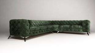 Stūra dīvāns Ropez Chelsea 3+2, zaļš cena un informācija | Stūra dīvāni | 220.lv