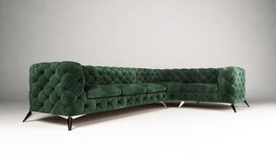 Stūra dīvāns Ropez Chelsea 3+1, zaļš цена и информация | Угловые диваны | 220.lv
