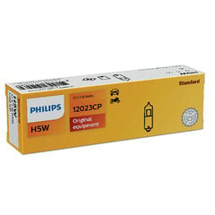 PHILIPS auto spuldze 12V H5W BA9S 1 gab. cena un informācija | Auto spuldzes | 220.lv