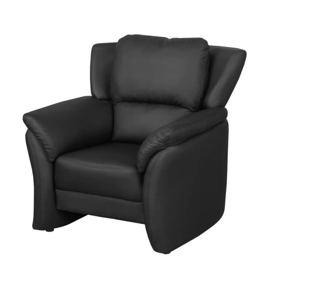 Krēsls Ropez Pisa, melns cena un informācija | Atpūtas krēsli | 220.lv