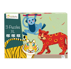 Пазл MANDARINE Животные джунглей XL цена и информация | Развивающие игрушки | 220.lv