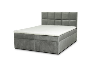 Кровать Ropez Flip 160x200см, велюр, серая цена и информация | Кровати | 220.lv