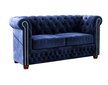 Dīvāns Ropez York 2, zils cena un informācija | Dīvāni | 220.lv