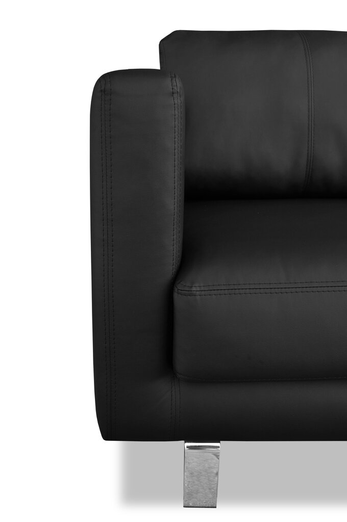 Dīvāns Ropez Boston 2S, melns цена и информация | Dīvāni | 220.lv