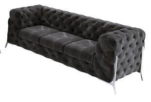 Dīvāns Ropez Chelsea Bis 3S, melns cena un informācija | Dīvāni | 220.lv