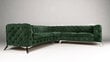 Universālais stūra dīvāns Ropez Chelsea 2+E+2, zaļš cena un informācija | Stūra dīvāni | 220.lv