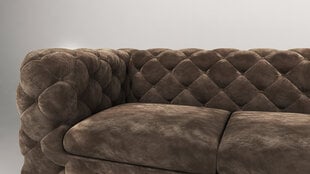 Universālais stūra dīvāns Ropez Chelsea 2+E+2, brūns цена и информация | Угловые диваны | 220.lv