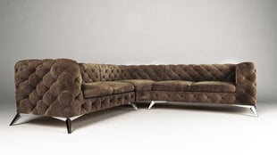 Universālais stūra dīvāns Ropez Chelsea 2+E+2, brūns цена и информация | Угловые диваны | 220.lv