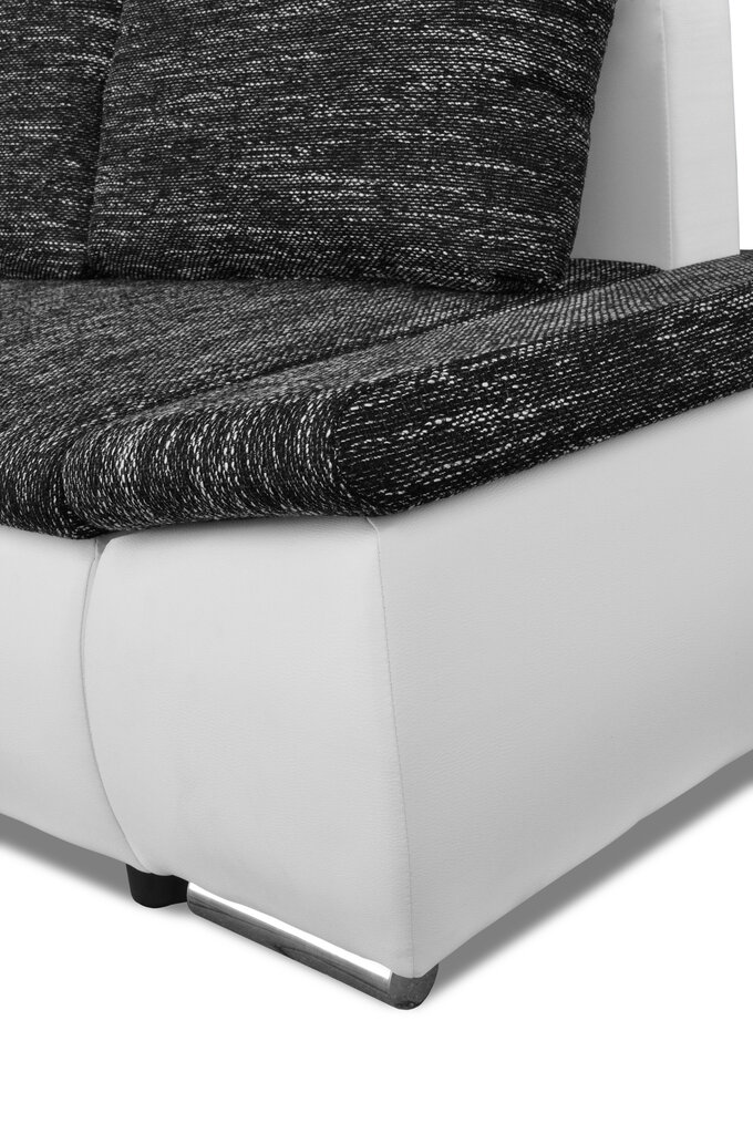 Universālais stūra dīvāns Ropez Acra, krēmkrāsas/melns cena un informācija | Stūra dīvāni | 220.lv