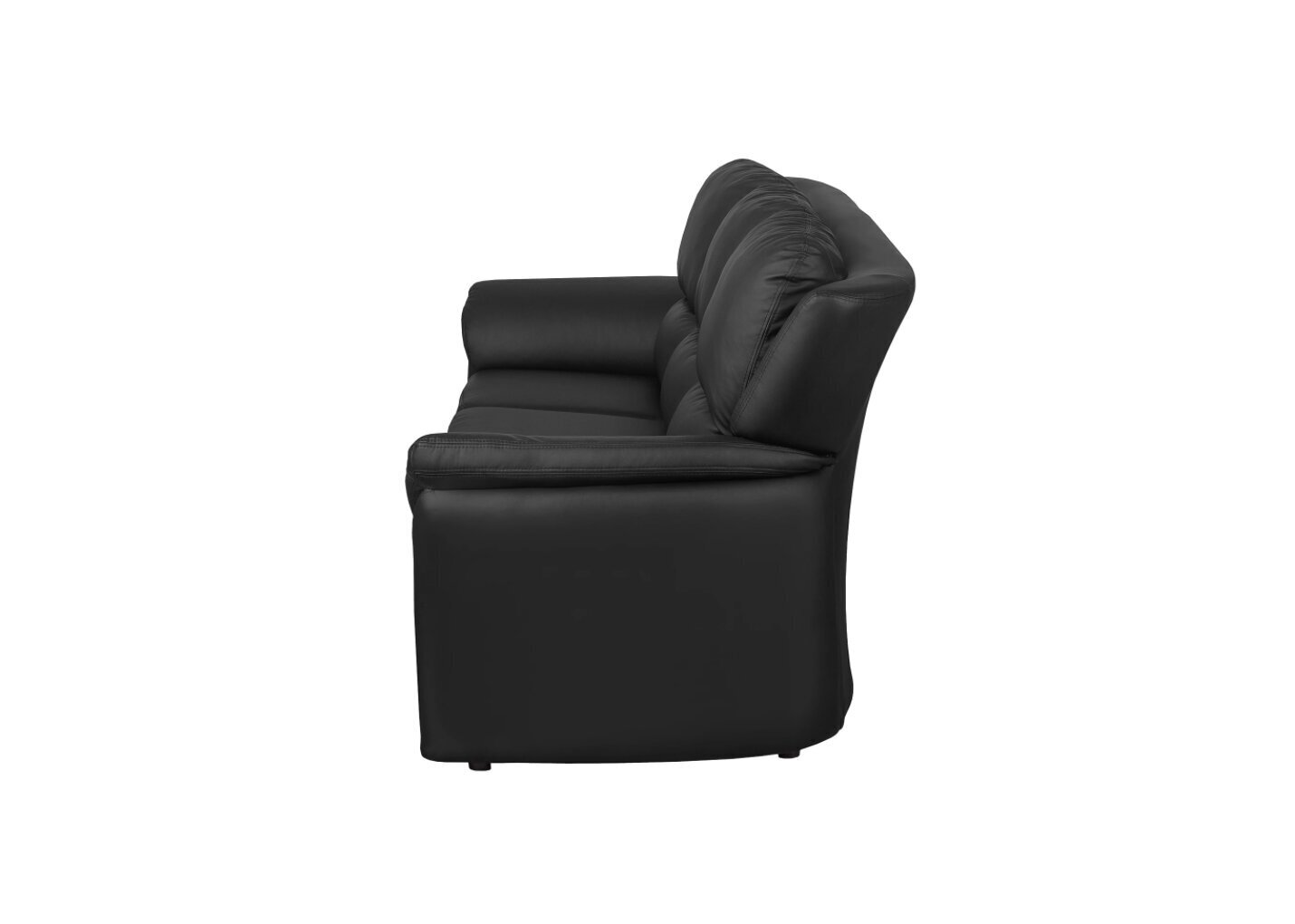 Dīvāns Ropez Pisa 3, melns cena un informācija | Dīvāni | 220.lv