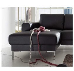 Stūra dīvāns Ropez Sioux, melns cena un informācija | Stūra dīvāni | 220.lv