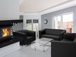 Mīksto mēbeļu komplekts Ropez Chicago 3+2+1, melns cena un informācija | Dīvānu komplekti | 220.lv