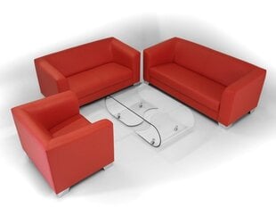 Mīksto mēbeļu komplekts Ropez Chicago 3+2+1, sarkans cena un informācija | Dīvānu komplekti | 220.lv