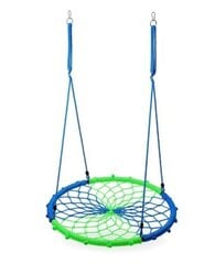 Садовые качели "Аистовое гнездо" Nils Camp, 100 см 180 кг зеленый / синий цена и информация | Детские качели | 220.lv