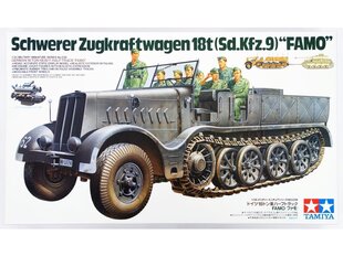 Конструктор Tamiya - Schwerer Zugkraftwagen 18t (Sd.Kfz.9) Famo, 1/35, 35239 цена и информация | Конструкторы и кубики | 220.lv
