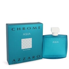 Tualetes ūdens Azzaro Chrome Aqua EDT vīriešiem,100 ml cena un informācija | Vīriešu smaržas | 220.lv