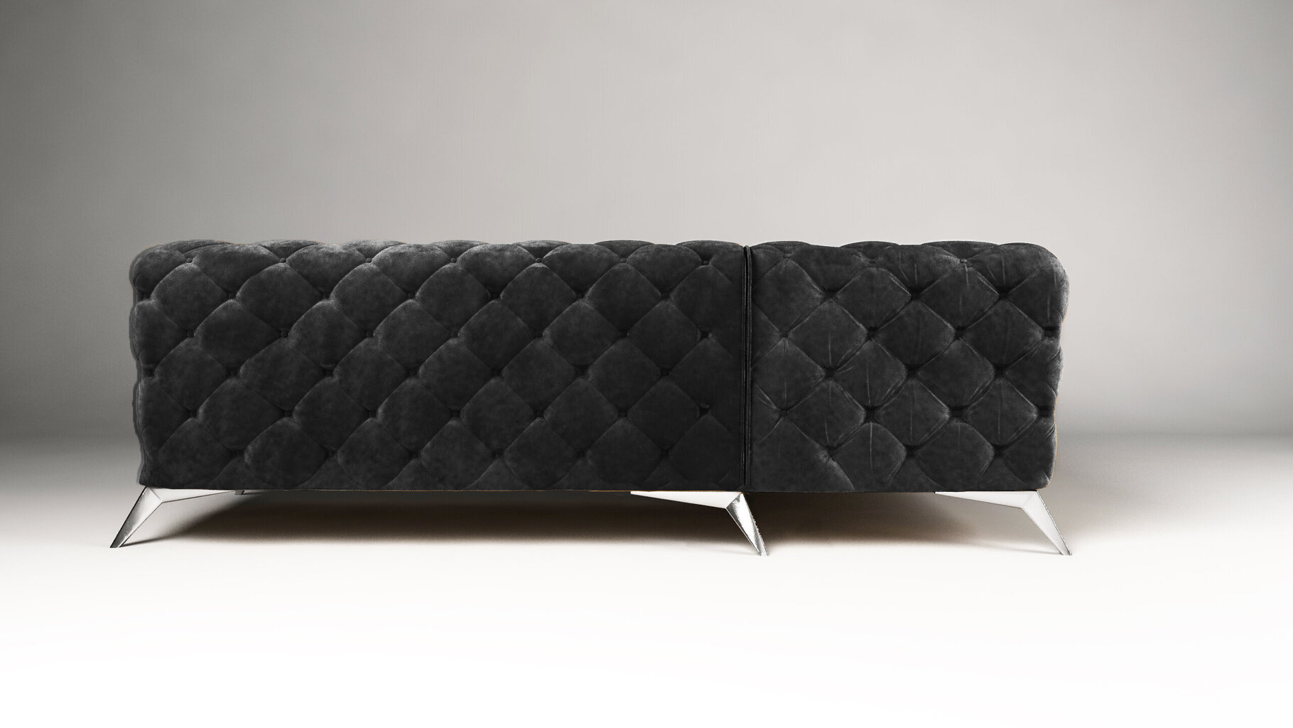 Universālais stūra dīvāns Ropez Chelsea 2+E+2, melns cena un informācija | Stūra dīvāni | 220.lv