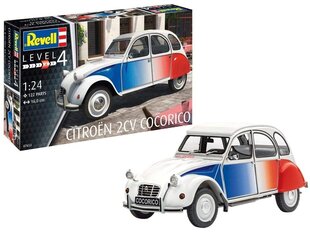 Revell - Citroen 2 CV Cocorico, 1/24, 07653 цена и информация | Конструкторы и кубики | 220.lv