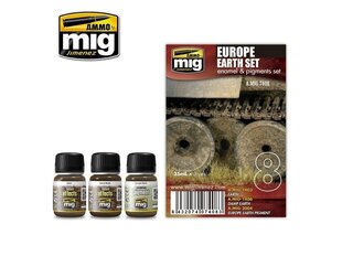 AMMO MIG - EUROPE EARTH SET. AMIG7408 cena un informācija | Modelēšanas un zīmēšanas piederumi | 220.lv