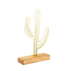 Декоративная фигурка Cactus Gold цена и информация | Детали интерьера | 220.lv