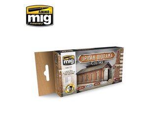 AMMO MIG - URBAN DIORAMA COLORS. AMIG7177 cena un informācija | Modelēšanas un zīmēšanas piederumi | 220.lv