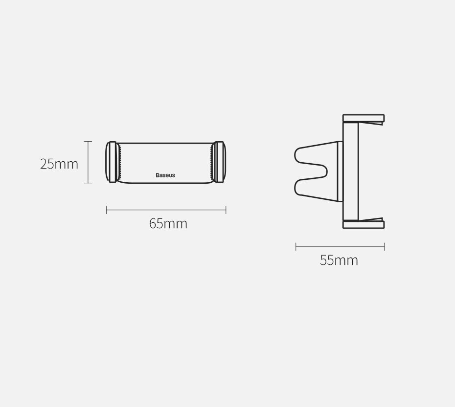 Baseus Clamp Air Vent SUGP-01 cena un informācija | Auto turētāji | 220.lv