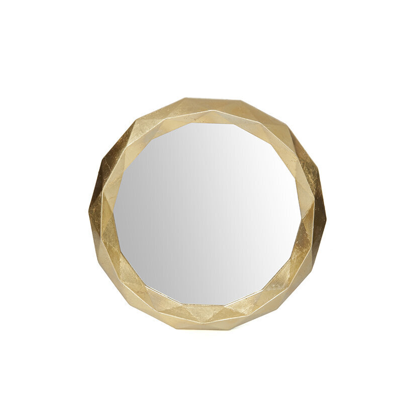 Dekoratīvais spogulis, zelta krāsas cena un informācija | Spoguļi | 220.lv