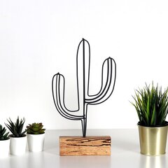 Декоративная фигура Cactus Black цена и информация | Детали интерьера | 220.lv