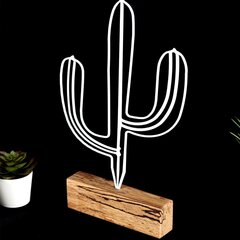 Декоративная фигура Cactus White цена и информация | Детали интерьера | 220.lv