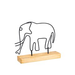 Декоративная фигурка Elephant Black цена и информация | Детали интерьера | 220.lv