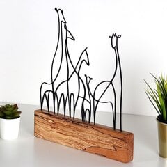Dekoratīva figūriņa Giraffe Black cena un informācija | Interjera priekšmeti | 220.lv
