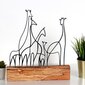 Dekoratīva figūriņa Giraffe Black cena un informācija | Interjera priekšmeti | 220.lv