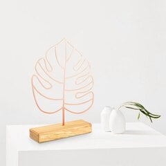 Декоративная фигурка Large Leaf Copper цена и информация | Детали интерьера | 220.lv