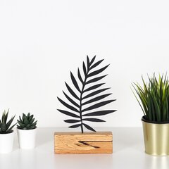 Декоративная фигурка Palm Leaf Black цена и информация | Детали интерьера | 220.lv